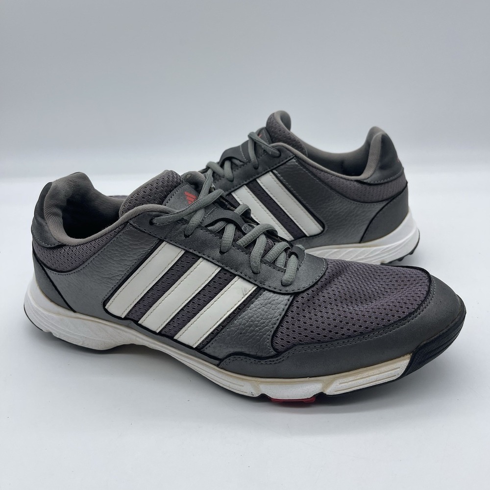 Adidas Tech Response 4.0 Mens Size 9.5 Golf Shoes F33551 Grey White Spikeless